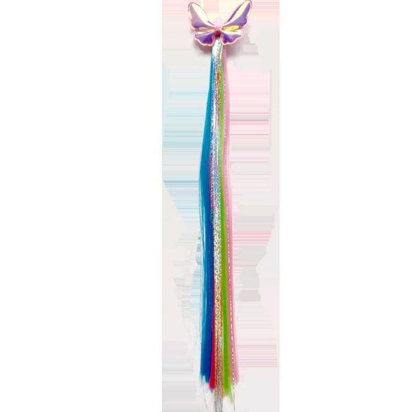 16 estilos extensões de cabelo barrete peruca para crianças meninas rabo de cavalo fitclips Cabeça unicórnio unicorn vaca clipes bobby pins hairpin acessórios de cabelo