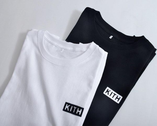 

20ss kith box t shirt men women harajuku japan casual tshirt kith tees kith summer flock classic fashion t-shirts x1214, White;black