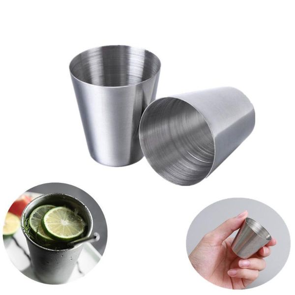 

cups & saucers 12pcs/set stainless steel cup outdoor mini travel camping set