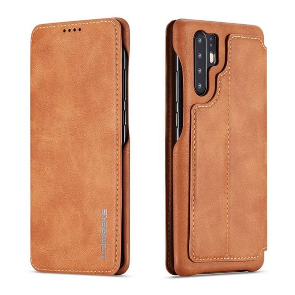 

HG Leather Cases For Huawei P30 Cover Magnetic Protector Phone Hoesje Capa Coque P30Pro Flip Case Fundas Etui