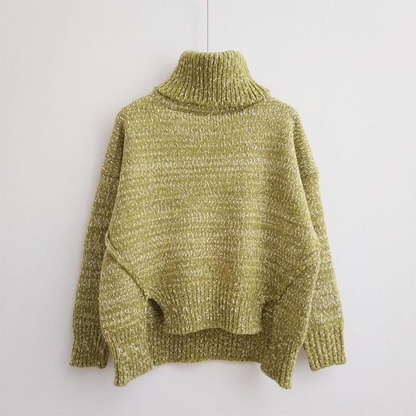 

women's sweaters 2021 autumn and winter korean students thick turtleneck sweater women loose lazy oversize pullovers, White;black
