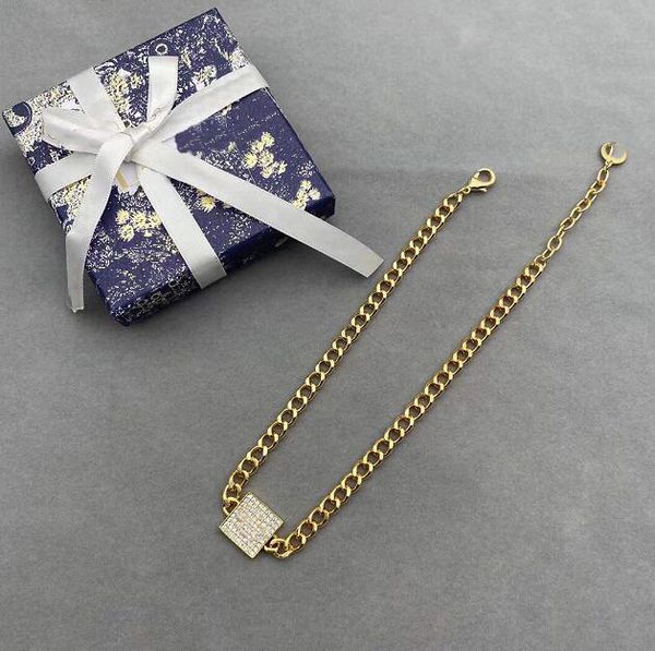 

punk cuban short choker necklace letter designer crystal necklaces collares vintage chunky thick link chain for men women jewelry, Silver