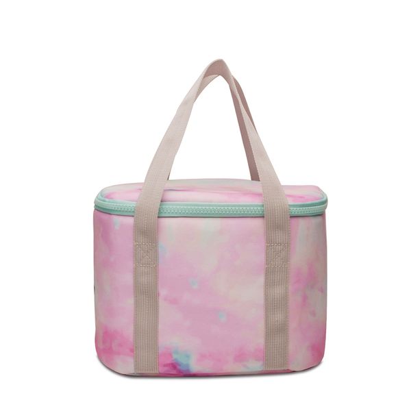 Piccole dimensioni Maniglia Leopard Picnic Tote Bag Blanks Rainbow Tie Dye Cooler Bags Colori alimentari isolati Colori diversi DOM1061855