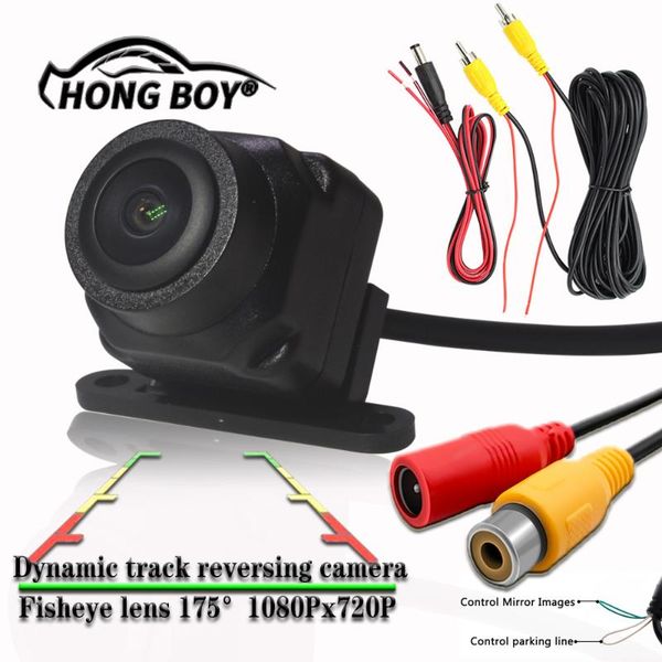 

car rear view cameras& parking sensors hd1080p 180 degree ccd fisheye lens starlight night vision vehicle front / camera reverse
