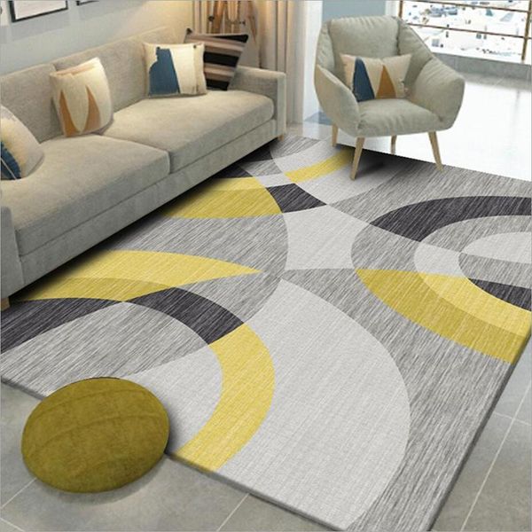 

carpets geometric decoration for living room non-slip rugs bed simple european style home floor mats