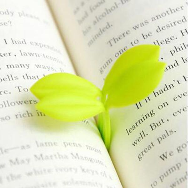 

ly cute creatives grass bud shape bookmarks paper reading book page marker stationery supplies for kids party favor