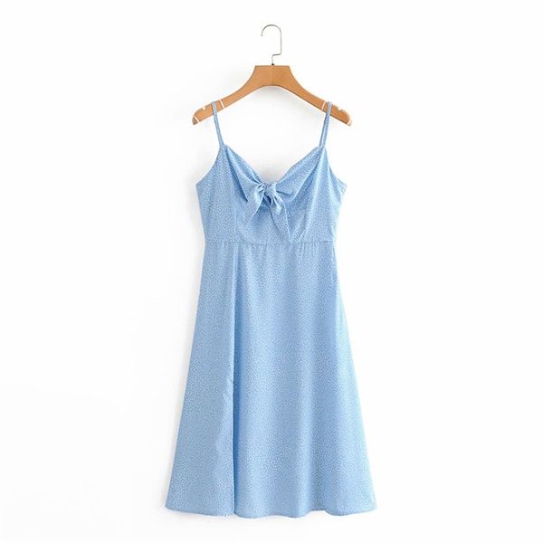 

sweet women v neck bow lace dress summer fashion ladies beach style cute female polka dot slit mini 210515, Black;gray