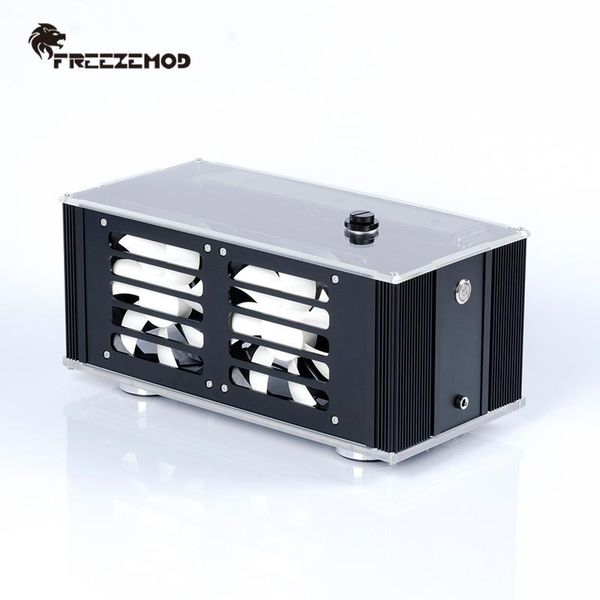 

water cooler kit gamers deskpc computer heatsink cooling tank box rgb light remote control radiator fans & coolings