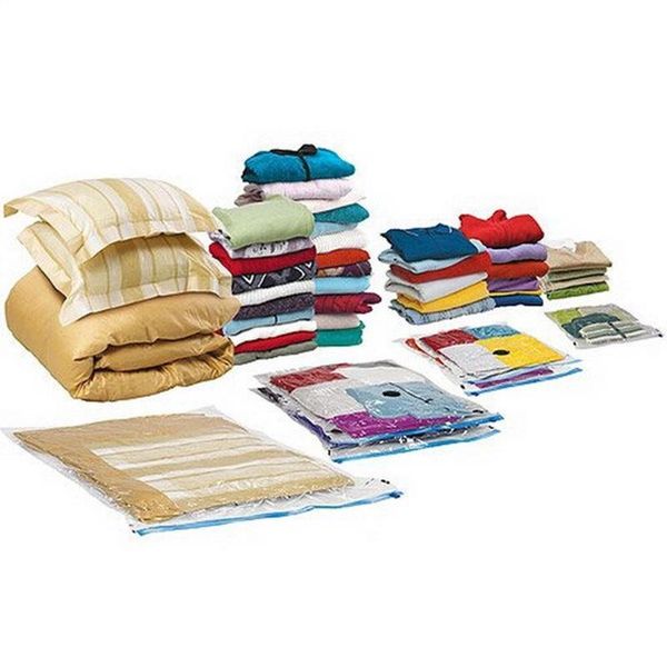 

storage boxes & bins vacuum bags 1pc travel reusable space saving waterproof roll up compression