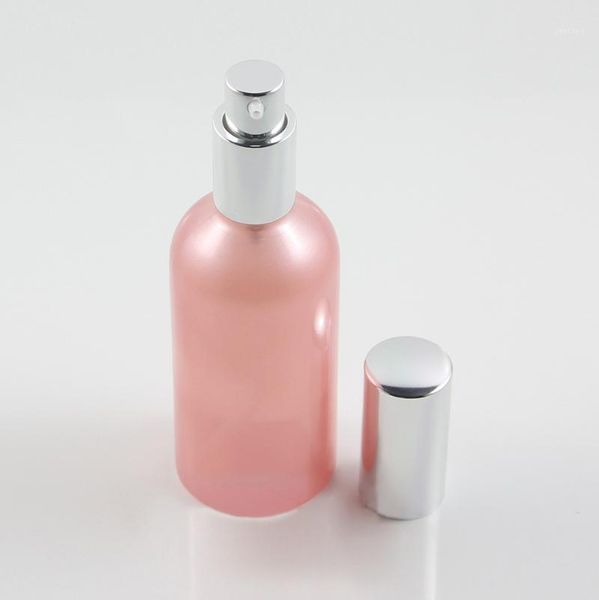 

storage bottles & jars 100pcs/lots 100ml lotion and liquid spray pump glass cosmetic emulsion bottle