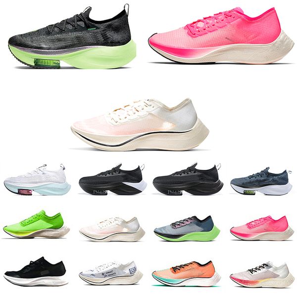 

2022 zoomx vaporfly next% mens running shoes designer fashion pink red vibrant green triple white sail ekiden lime blast blue ribbon men wo