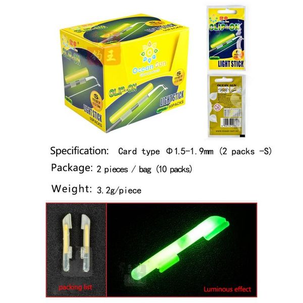 

fishing accessories light stick fluorescent glowing night dark glow float luminous floater accessory tackle