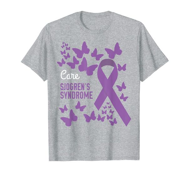 

sjogrens syndrome awareness ribbon t shirts, White;black
