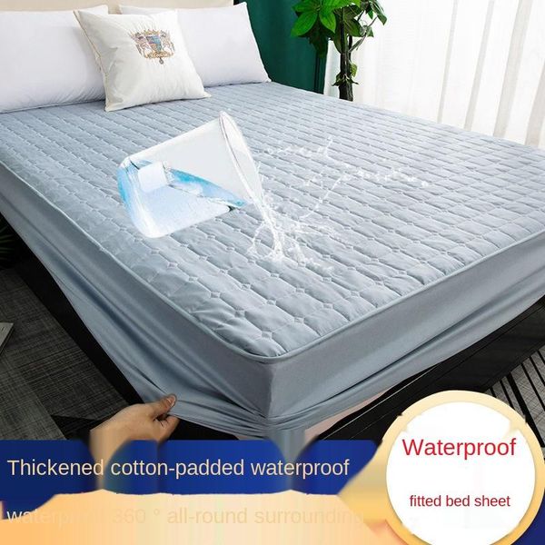 

sheets & sets waterproof bed 150 cotton padded thick urine-proof breathable mattress cover dust protection sheet 200