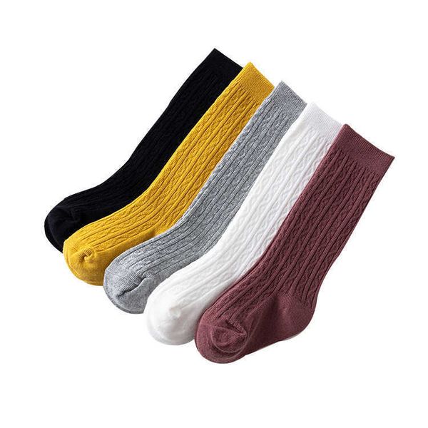 

girls spanish socks toddlers infant knee socking soft cotton sock children kids baby spain 210615, Pink;yellow