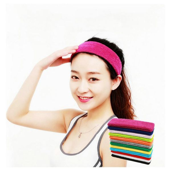 

yoga hair bands sports headband sweatband hoop ribbon gym stretch band