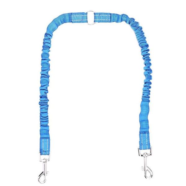 

dog collars & leashes 1 pc pet supplies double-head p-type metal buckle elastic explosion-proof impact traction belt leash german shepherd
