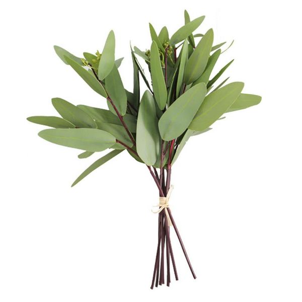 

decorative flowers & wreaths artificial leaves bouquet simulation plant leaf bundle home office greenery decor plastic fake