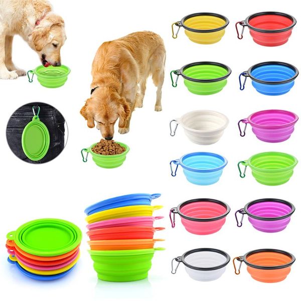 

dog bowls & feeders travel bowl portable foldable collapsible pet cat water feeding outdoor
