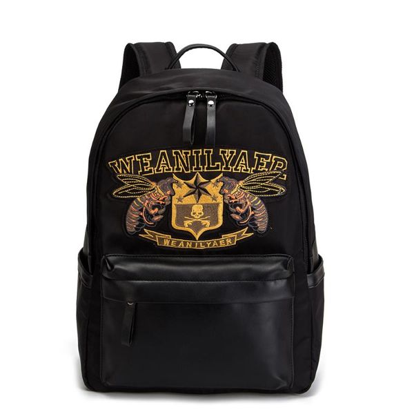 

backpack casual pu soft leather men's shoulder bag handmade laptravel