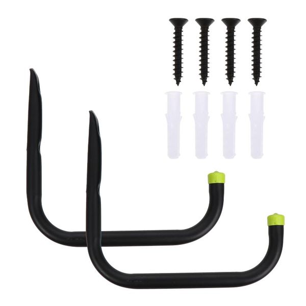 

hooks & rails 2pcs wall hanging hook garage shed garden tools storage