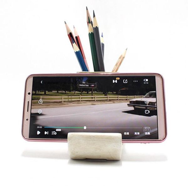 

cell phone mounts & holders cute useful deskpencil holder with stand 2 in 1 pen container multi-purpose for living room