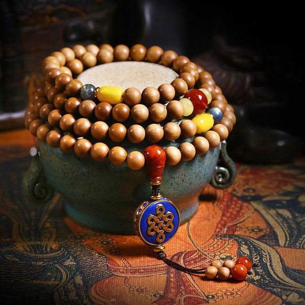 

bangle india's laoshan sandalwood bracelet 108 bracelets, stationery accessories, tibetan literature and art buddha bead necklace,, Black