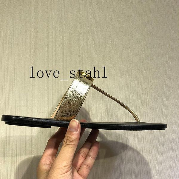 

women 2021 lovestahl metal pleated leather pinch sandals flat bottom flip flops beach shoes slippers, Black