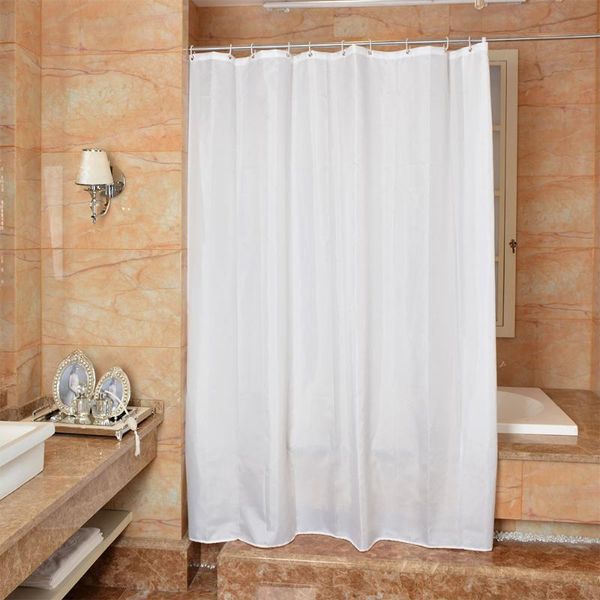 

shower curtains bathroom curtain pure white pattern toilet partition waterproof mouldproof