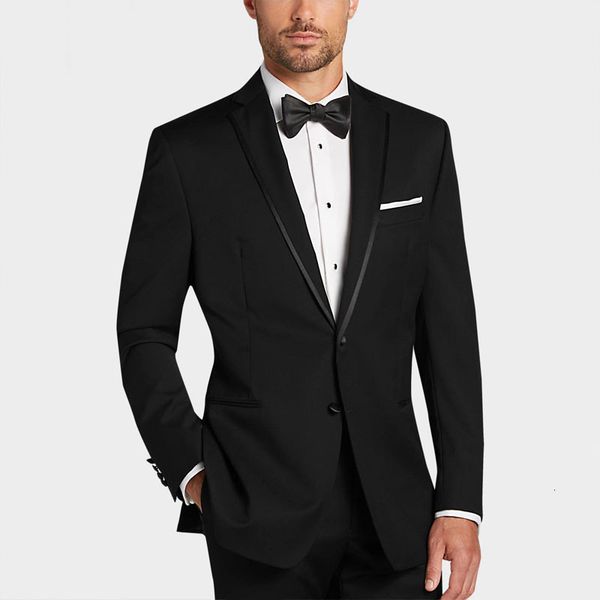 

men's suits & blazers slim fit black men for wedding man jacket 2pieces custom made groom tuxedos suit pants costume homme s1, White;black