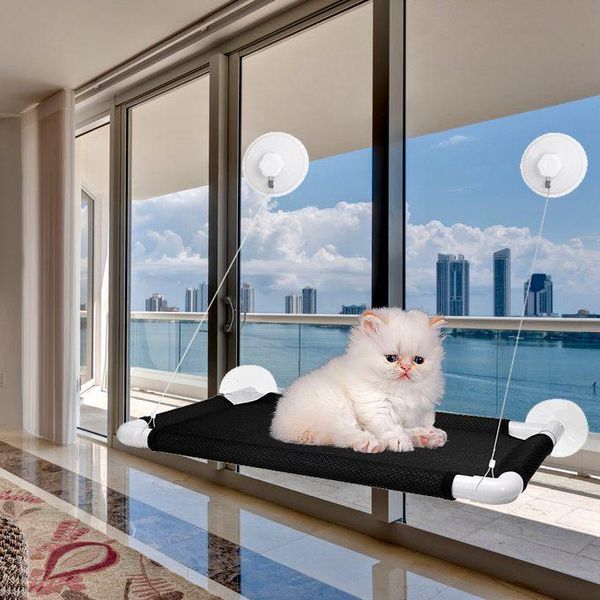 

cat beds & furniture cute pet hanging bearing 31kg sunny window seat mount hammock comfortable bed shelf