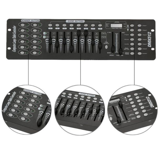 

effects dj 192 dmx controller, for stage lighting 512 console controller equipment