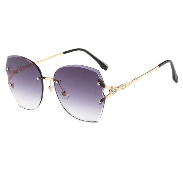 

2021 Wholesale Sunglasses rimless men and women glasses