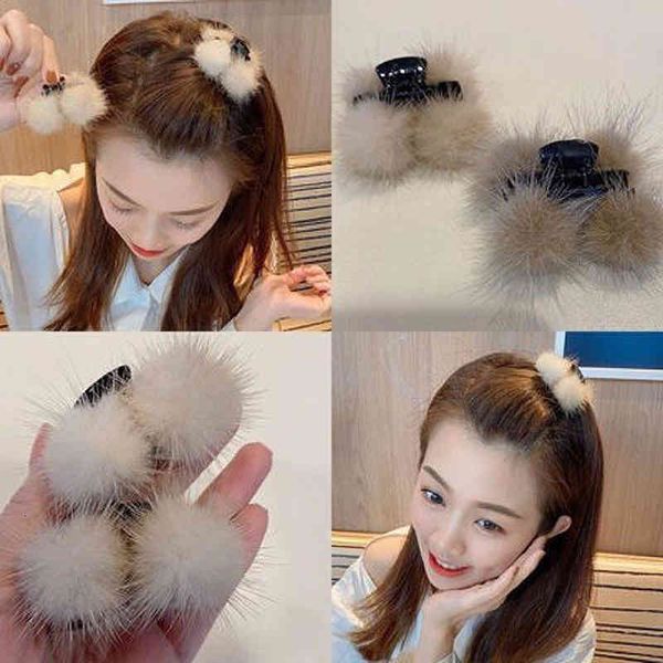 Accessori per capelli Cute Peluche Piccolo Clip Coreano Ins Autunno e Inverno Side Broken Bangs Y squalo