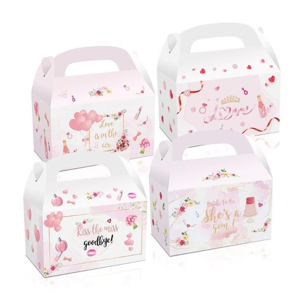 

gift wrap portable valentine's day 12pcs party card paper box package bag candy pack