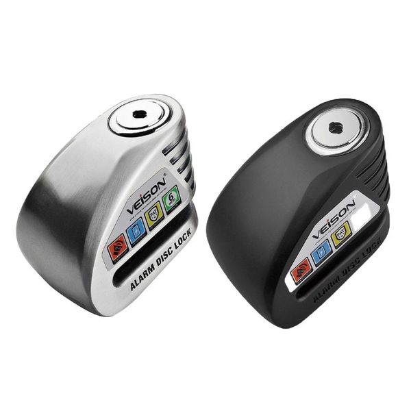 

motorcycle bike anti-theft padlock alarm controllable disc brake lock 130db utility to use theft protection