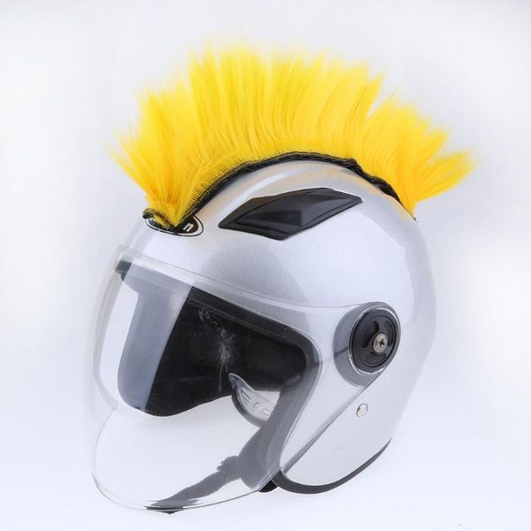 

motorcycle helmets 3x popolar wig punk helmet mohawk costumes hairpiece 3-color