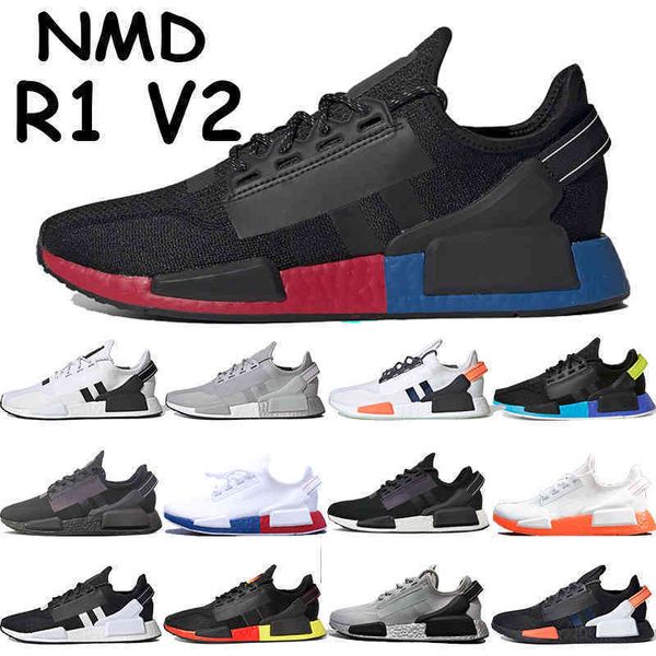 

2021 mens running shoes r1 white orange red blue black carbon shock yellow cool grey metallic silver mexico city sports sneakers