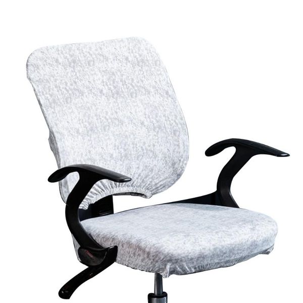 

home elastic washable polyester swivel chair cover slipcover armchair stretchable removable separate universal computer office covers