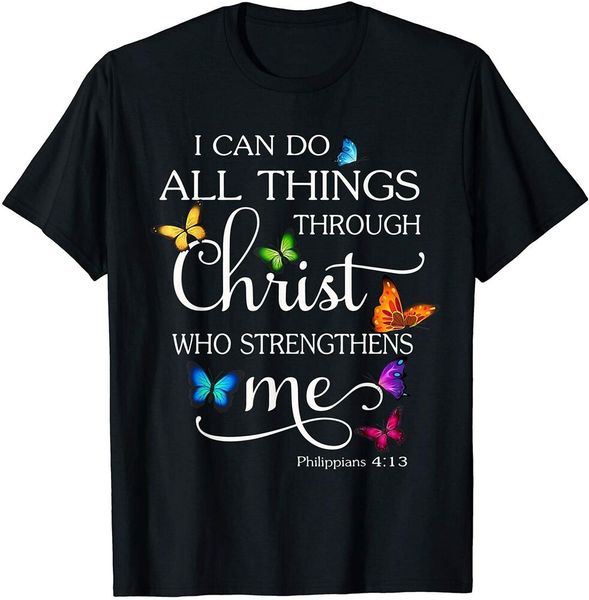 

i can do all things through christ mother's day t-shirt size s-5xl, White;black