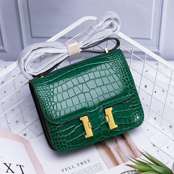 

evening bags luxury h classic ladies gold buckle flight attendant bag designer slanting shoulder 2021 stewardess