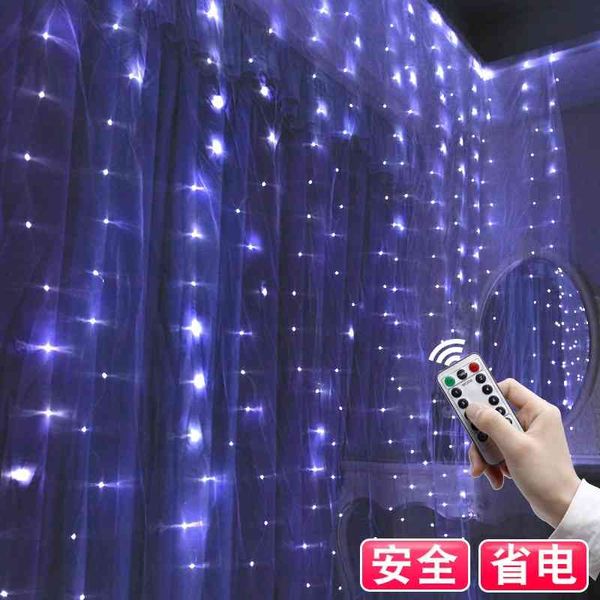 

led curtain flashing string all over the sky star lights room layout battery remote control waterfall ice decoration