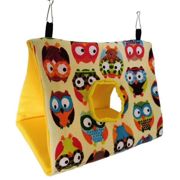 

bird cages winter warm nest house easy to install parrot hanging tent bed comfortable canvas flannel birds snuggle hut cool