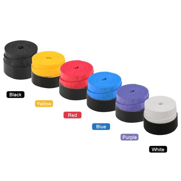 

tennis racket over grips anti-skid sweat tape absorbed wraps badminton racquet grip fishing skidproof band sets