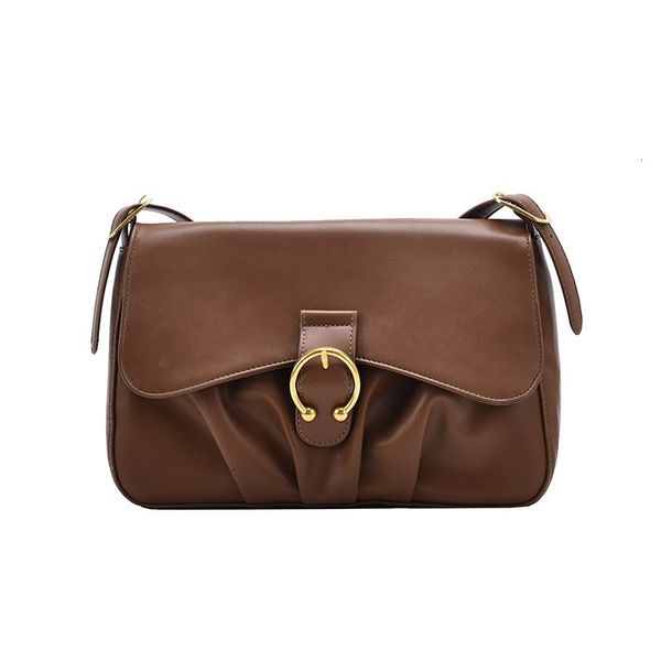 

hbp women shoulder handbag purse ladies flap bag pu crossbody handbag brown wallet buckle backpack leather starp