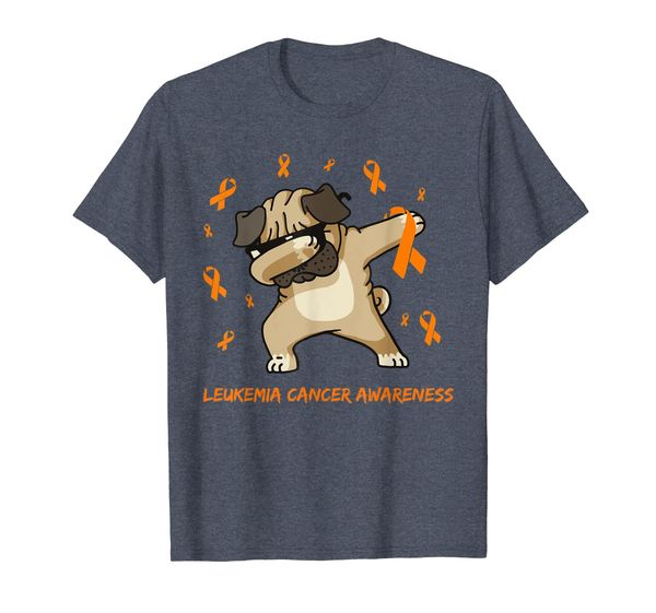 

Dabbing Pug Leukemia Cancer Awareness Tshirt Dog shirt gifts, Mainly pictures