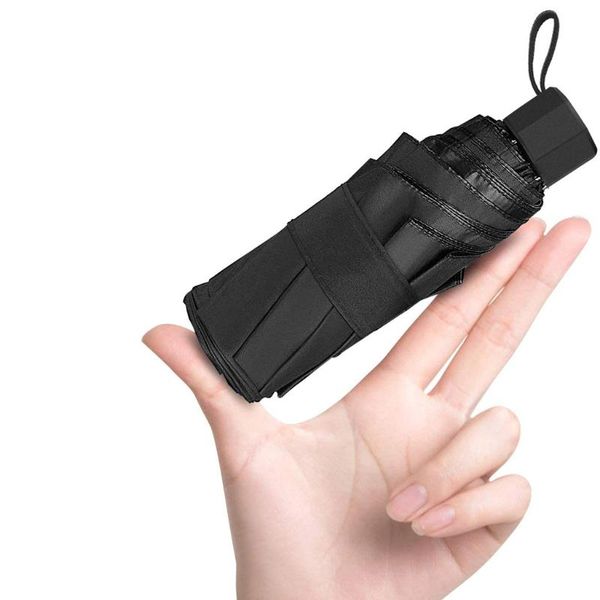 

umbrellas small fashion folding umbrella rain women gift men mini pocket parasol girls anti-uv waterproof portable travel