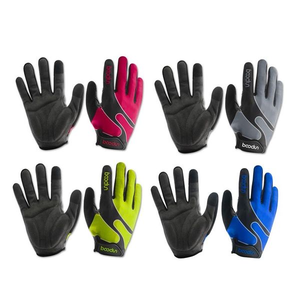 

cycling gloves boodun bicycle full finger windproof outdoor winter, Black