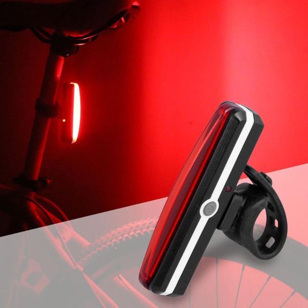 

bicycle tail light usb charging cob highlight safety warning outdoor night riding accessories bike lights