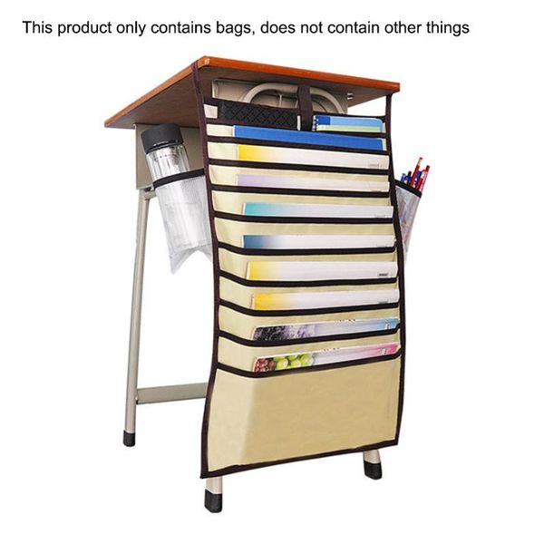 

stationery hanging holder book bag adjustable multifunctional study storage bags desk pocket organizer pillow pencil